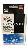 מיכל דיו שחור תואם DE_221-223BK מיכל דיו שחור תואם DE_221-223BK