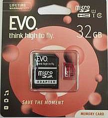 ����� ������ MICRO SD 32GB EVO ���� ����