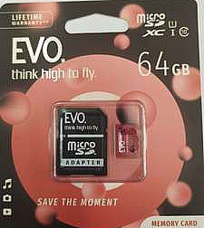 ����� ������ MICRO SD 64GB EVO ���� ����
