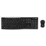 ערכת מקלדת ועכבר אלחוטיים Logitech Combo MK270 בצבע שחור ערכת מקלדת ועכבר אלחוטיים Logitech Combo MK270 בצבע שחור