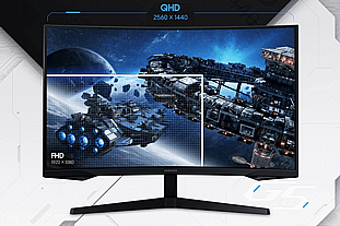 ��� ������� ���� Samsung Odyssey G5 S27CG552EM �27 ����� QHD 165Hz ����
