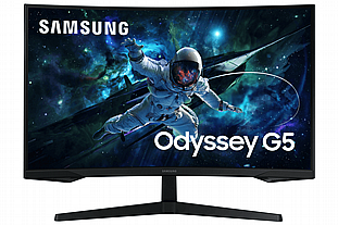 ��� ������� ���� Samsung Odyssey G5 G55C S32CG552EM ����� 32 ����� QHD 165Hz ���� ����