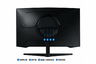 ��� ������� ���� Samsung Odyssey G5 G55C S32CG552EM ����� 32 ����� QHD 165Hz ���� ����