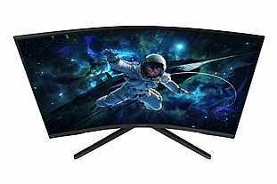 ��� ������� ���� Samsung Odyssey G5 G55C S32CG552EM ����� 32 ����� QHD 165Hz ���� ����